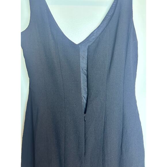 Teri Jon by Rickie Freeman Black Formal Dress Women Size 10 A Line Puff Bottom - Picture 6 of 8